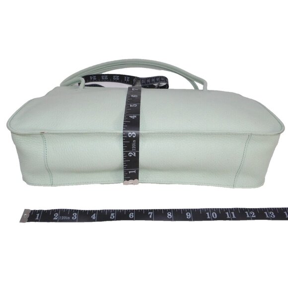 Monsac Light Green Satchel - Picture 7 of 8